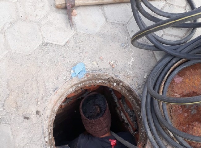 Rút hầm cầu huyện Cần Giờ thi công nhanh chóng và gọn gàng